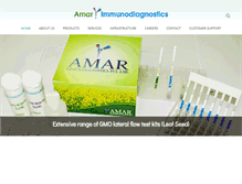 Tablet Screenshot of amarimmunodiagnostics.com